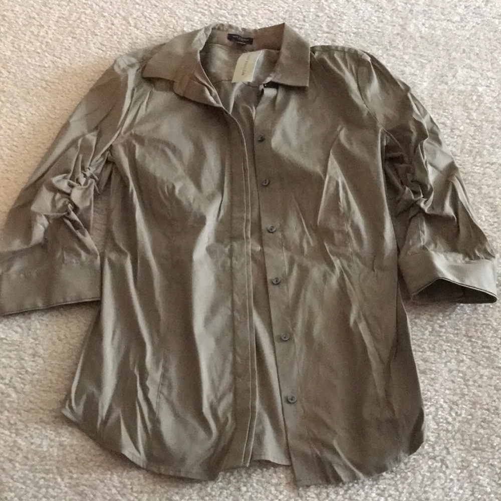 Ann Taylor Tan Blouse